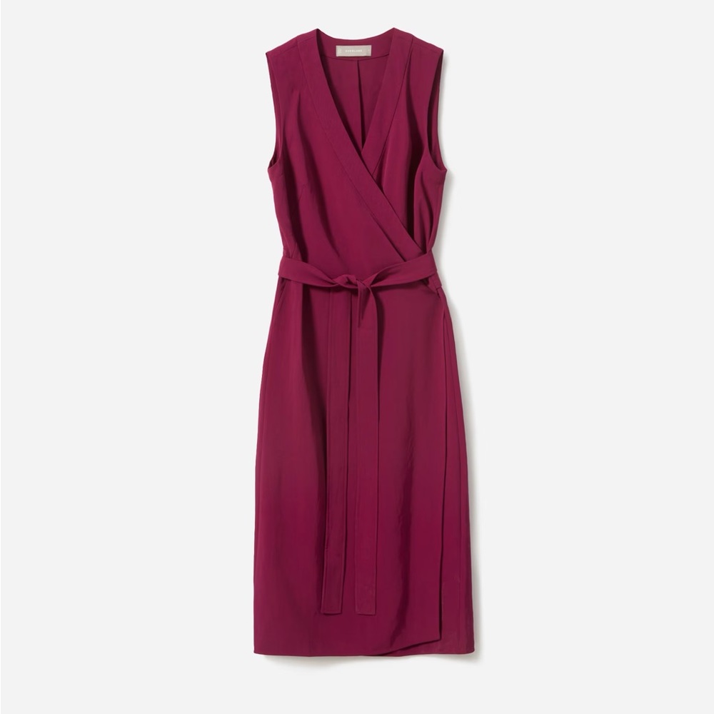 Everlane GoWeave Sleeveless Wrap Dress, Size 6